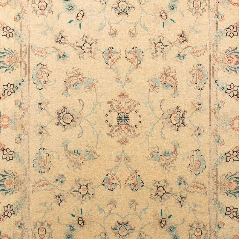 Alfombra de pasillo Alfombra Persa - Tabriz - Real - 292 x 79 cm - marrón claro