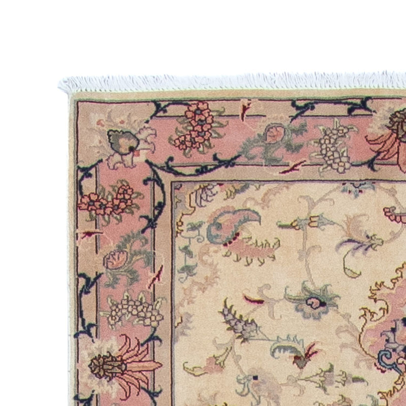 Alfombra de pasillo Alfombra Persa - Tabriz - Real - 397 x 87 cm - beige