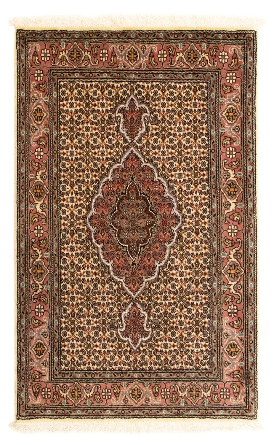 Alfombra Persa - Tabriz - Real - 124 x 78 cm - beige