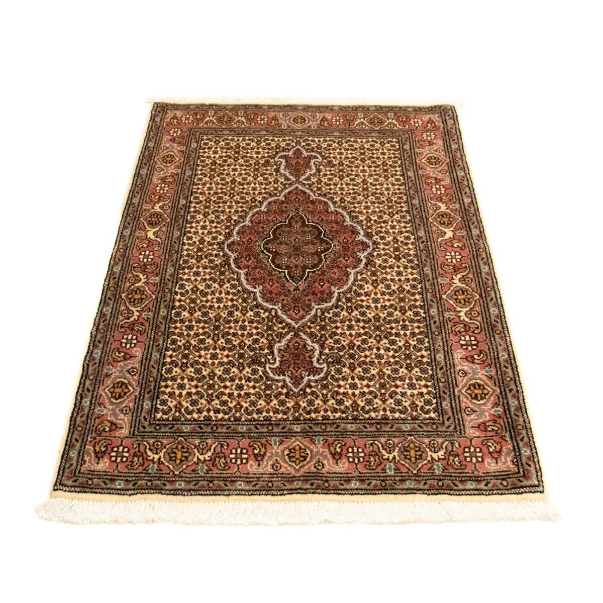 Alfombra Persa - Tabriz - Real - 124 x 78 cm - beige