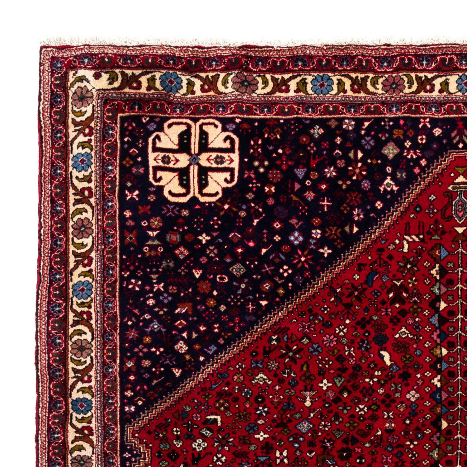 Alfombra persa - Nómada - 292 x 200 cm - rojo oscuro