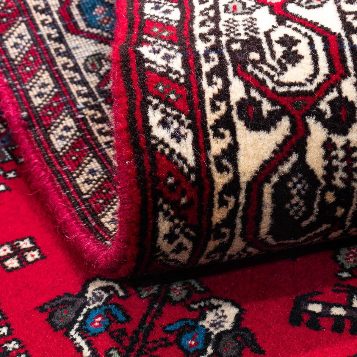 Alfombra persa - Nómada - 163 x 99 cm - rojo oscuro