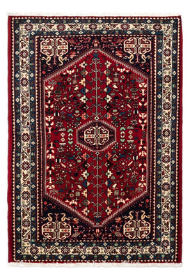 Alfombra persa - Nómada - 150 x 101 cm - rojo oscuro