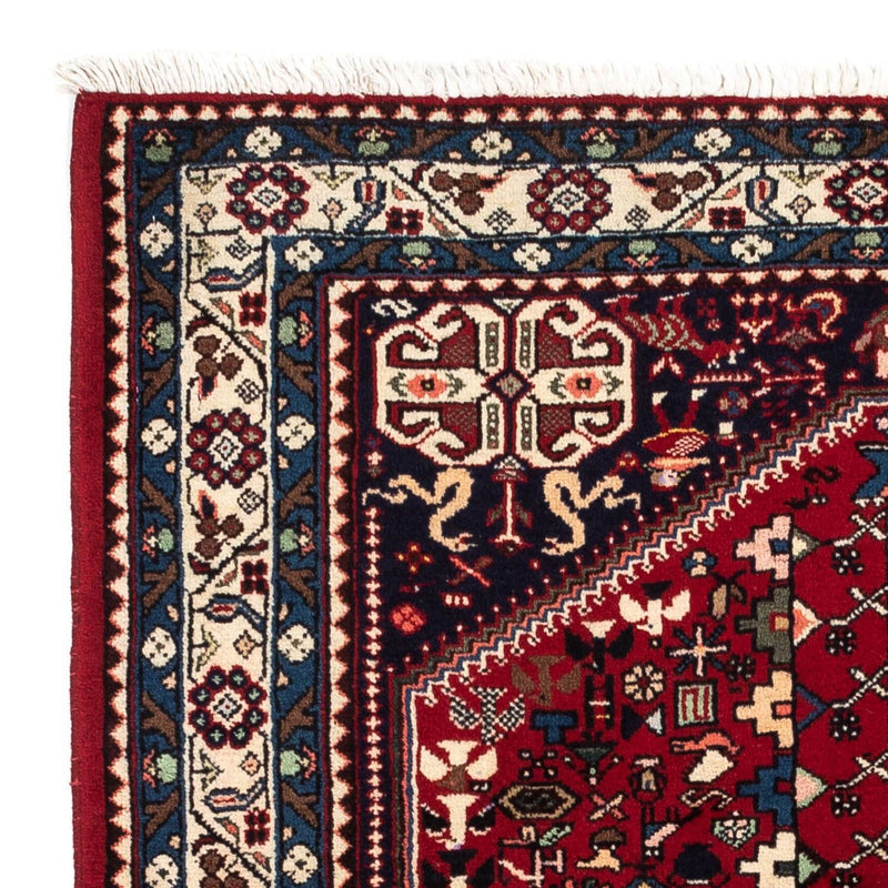 Alfombra persa - Nómada - 150 x 101 cm - rojo oscuro