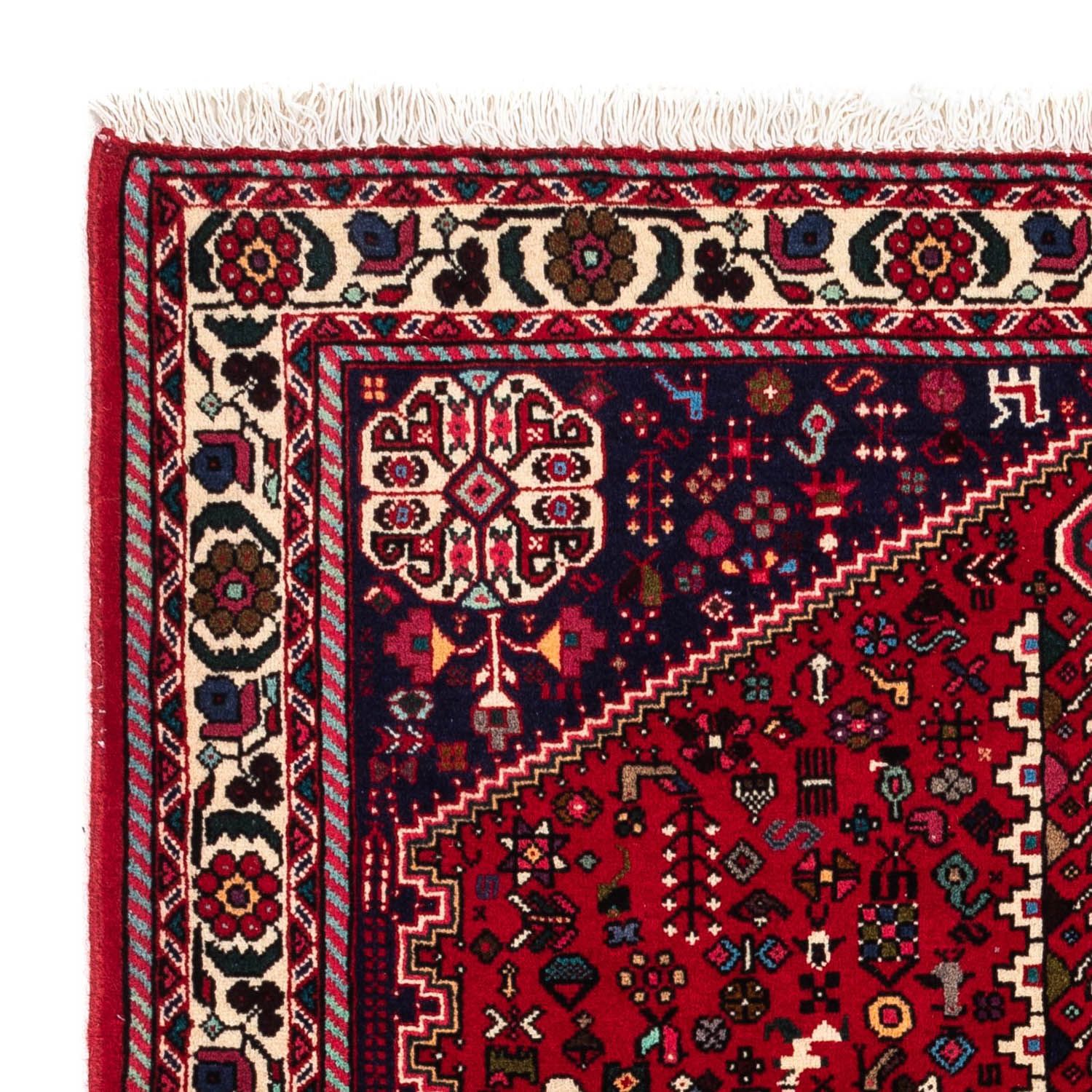 Alfombra persa - Nómada - 149 x 106 cm - rojo oscuro