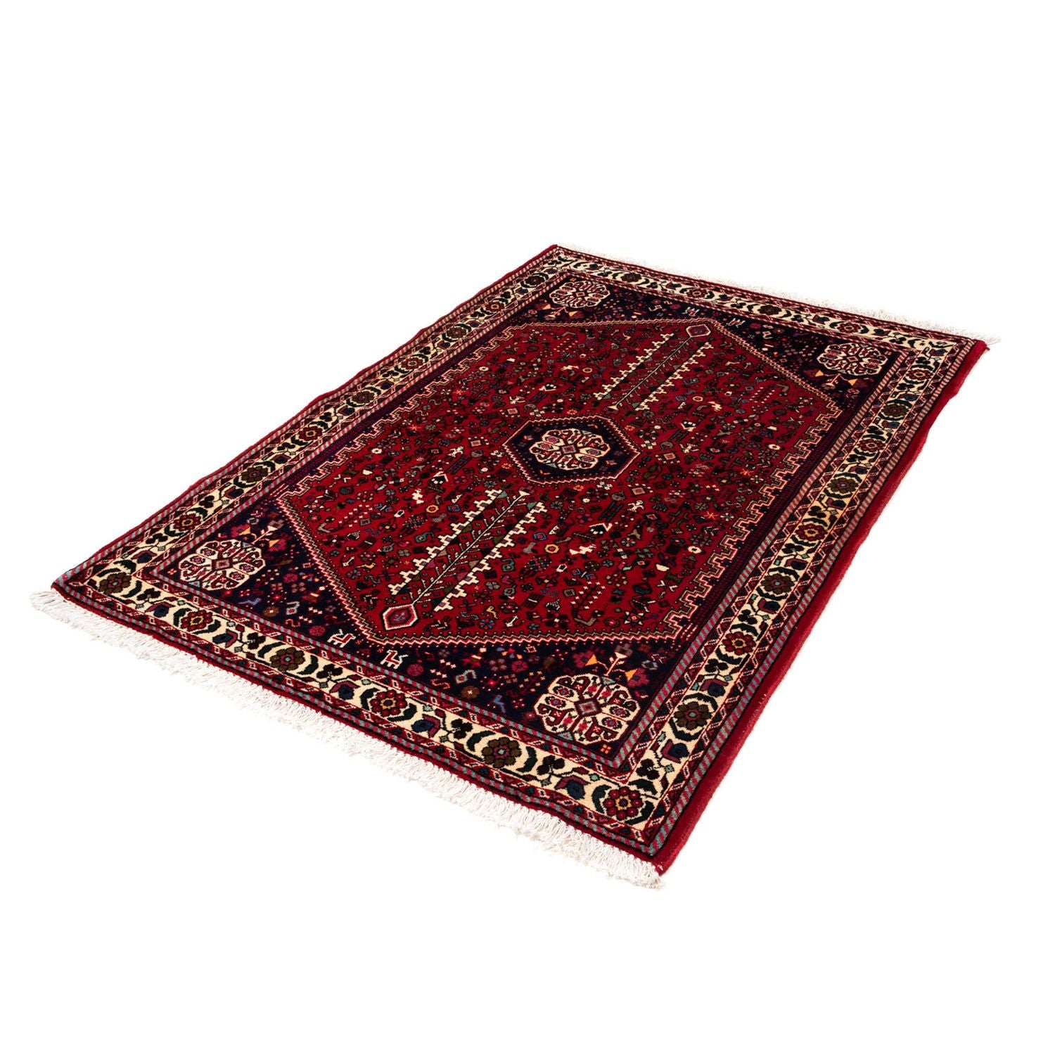 Alfombra persa - Nómada - 149 x 106 cm - rojo oscuro