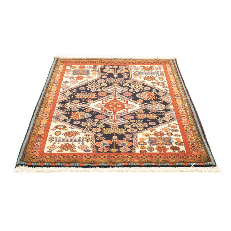Alfombra persa - Nómada - 133 x 102 cm - azul oscuro
