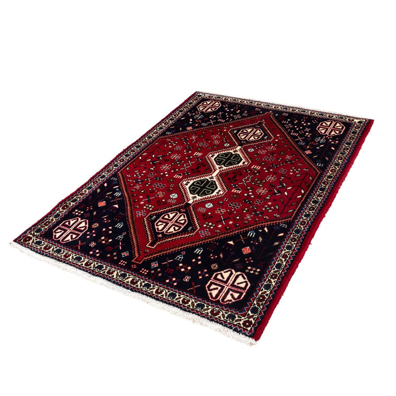 Alfombra persa - Nómada - 145 x 100 cm - rojo oscuro