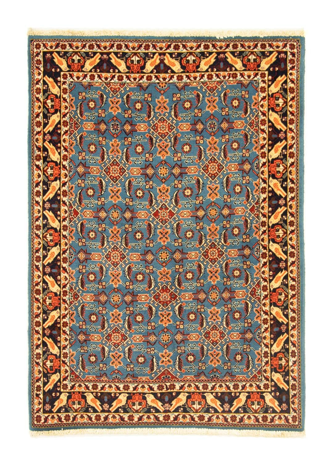 Alfombra persa - Nómada - 142 x 102 cm - turquesa