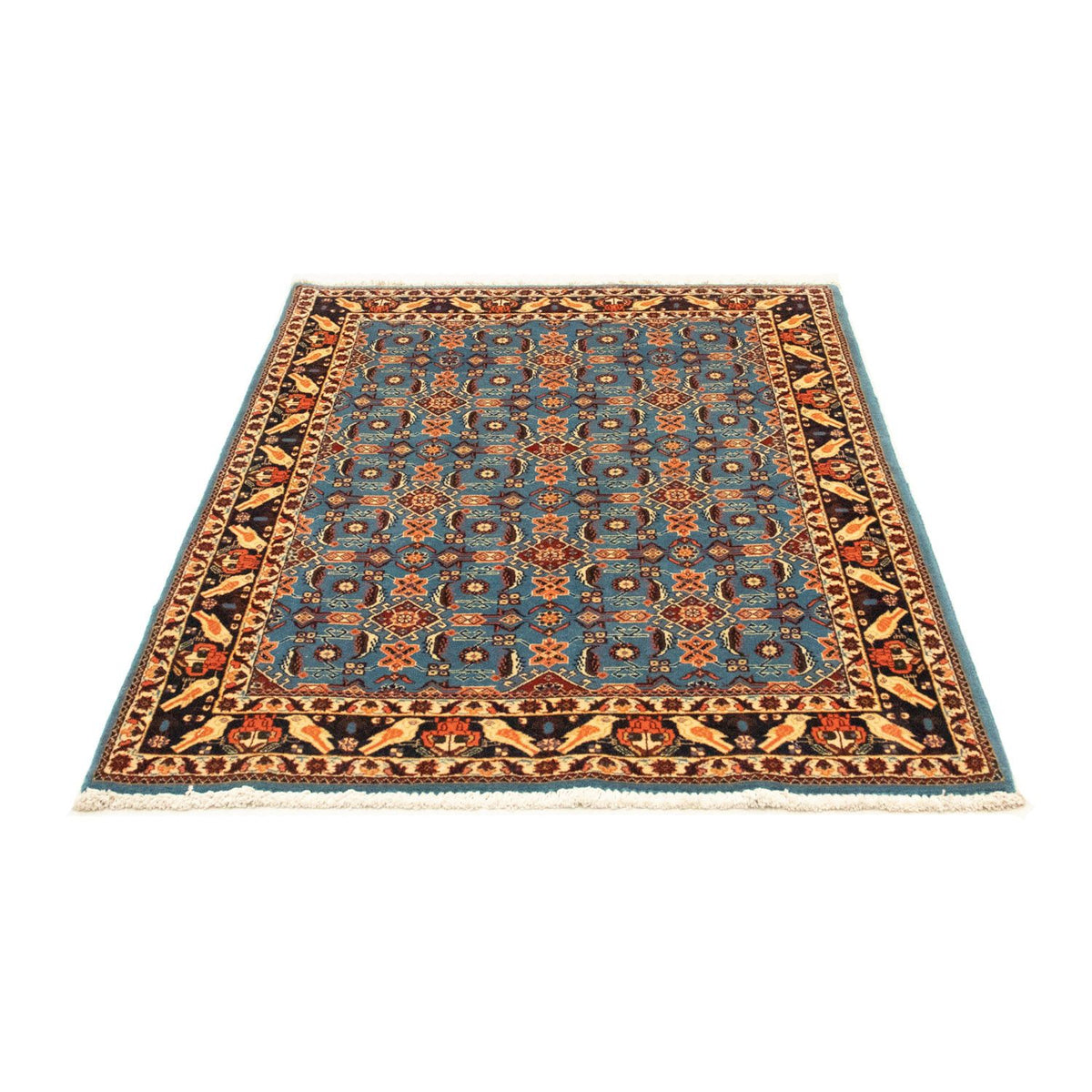Alfombra persa - Nómada - 142 x 102 cm - turquesa