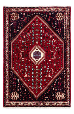 Alfombra persa - Nómada - 150 x 98 cm - rojo oscuro