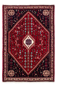 Alfombra persa - Nómada - 150 x 98 cm - rojo oscuro