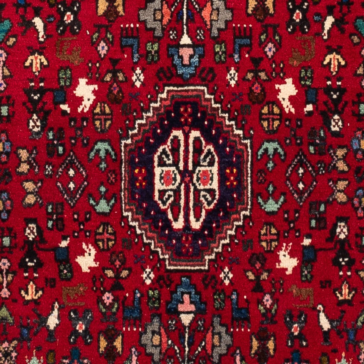 Alfombra persa - Nómada - 159 x 107 cm - rojo oscuro