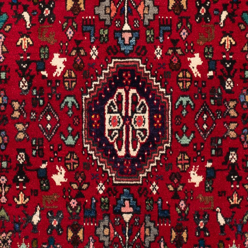 Alfombra persa - Nómada - 159 x 107 cm - rojo oscuro