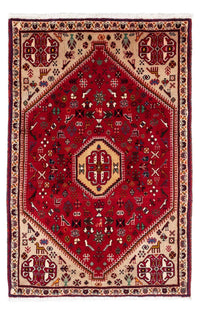 Alfombra persa - Nómada - 161 x 103 cm - rojo oscuro