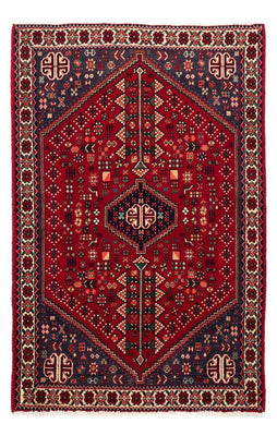 Alfombra persa - Nómada - 144 x 100 cm - rojo oscuro