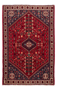 Alfombra persa - Nómada - 144 x 100 cm - rojo oscuro