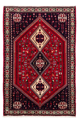 Alfombra persa - Nómada - 148 x 98 cm - rojo oscuro