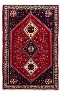 Alfombra persa - Nómada - 148 x 98 cm - rojo oscuro