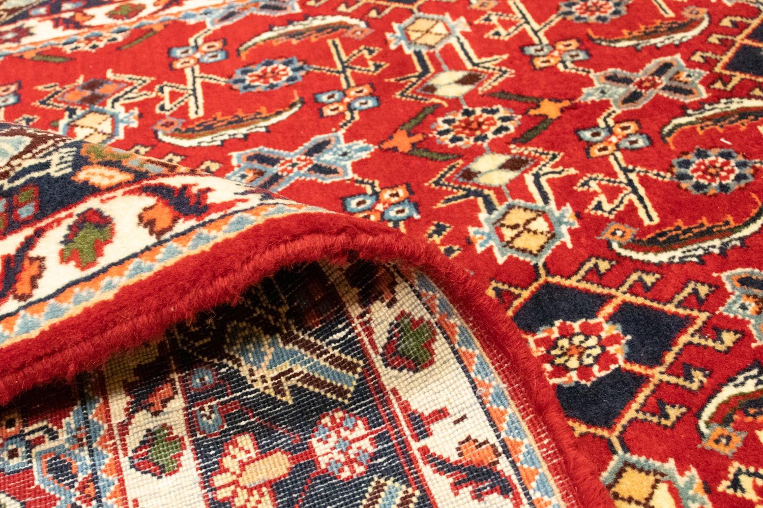 Alfombra persa - Nómada - 150 x 103 cm - rojo