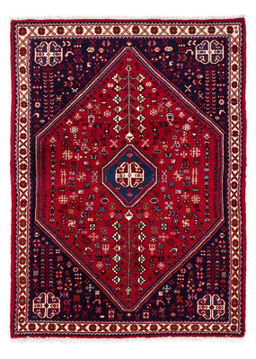 Alfombra persa - Nómada - 150 x 103 cm - rojo oscuro