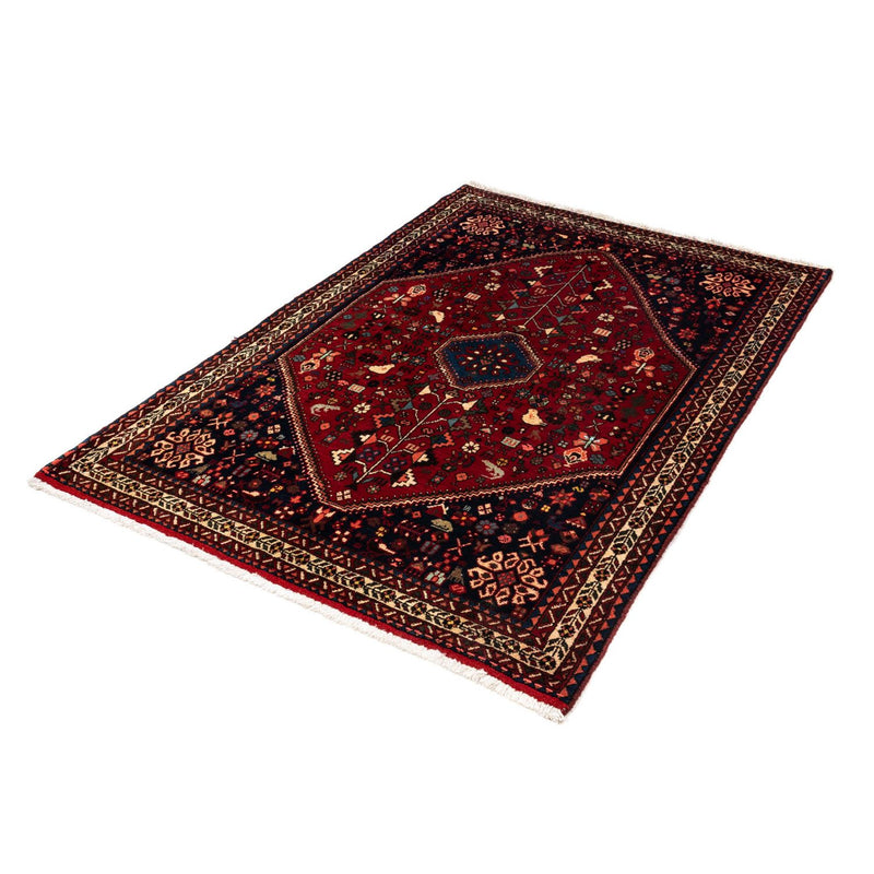 Alfombra persa - Nómada - 145 x 100 cm - rojo oscuro