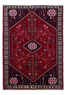 Alfombra persa - Nómada - 148 x 100 cm - rojo oscuro