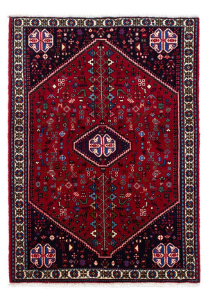 Alfombra persa - Nómada - 148 x 100 cm - rojo oscuro