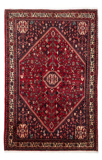Alfombra persa - Nómada - 161 x 105 cm - rojo oscuro