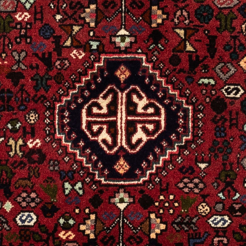 Alfombra persa - Nómada - 152 x 110 cm - rojo oscuro