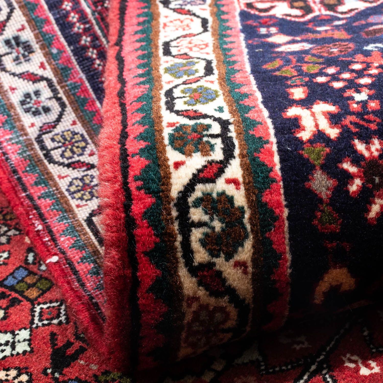 Alfombra persa - Nómada - 152 x 110 cm - rojo oscuro