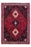 Alfombra persa - Nómada - 143 x 97 cm - rojo oscuro