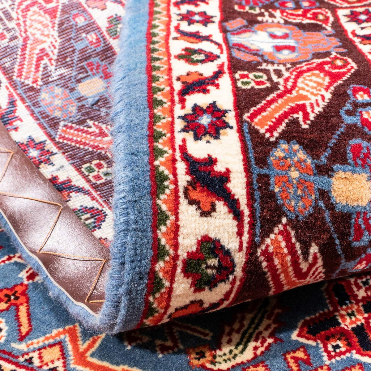 Alfombra persa - Nómada - 146 x 107 cm - azul oscuro