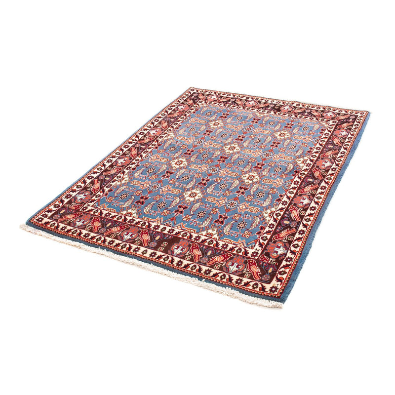 Alfombra persa - Nómada - 146 x 107 cm - azul oscuro