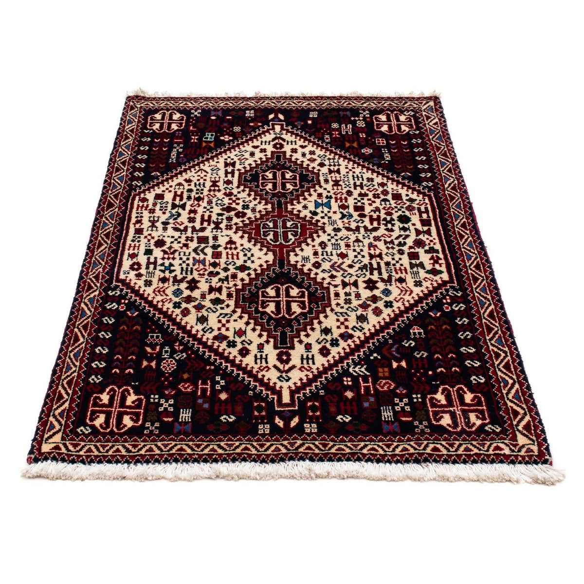 Alfombra persa - Nómada - 123 x 75 cm - beige