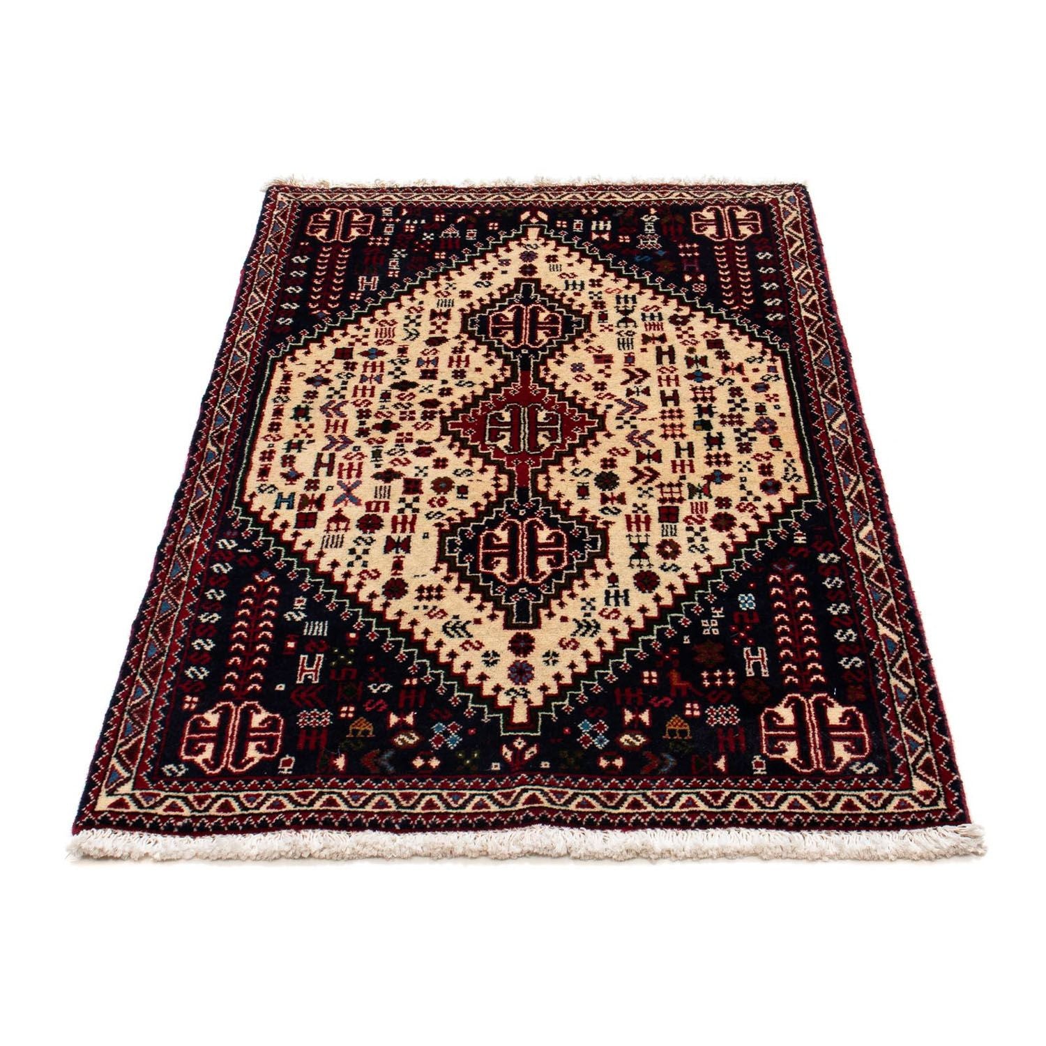 Alfombra persa - Nómada - 121 x 77 cm - beige