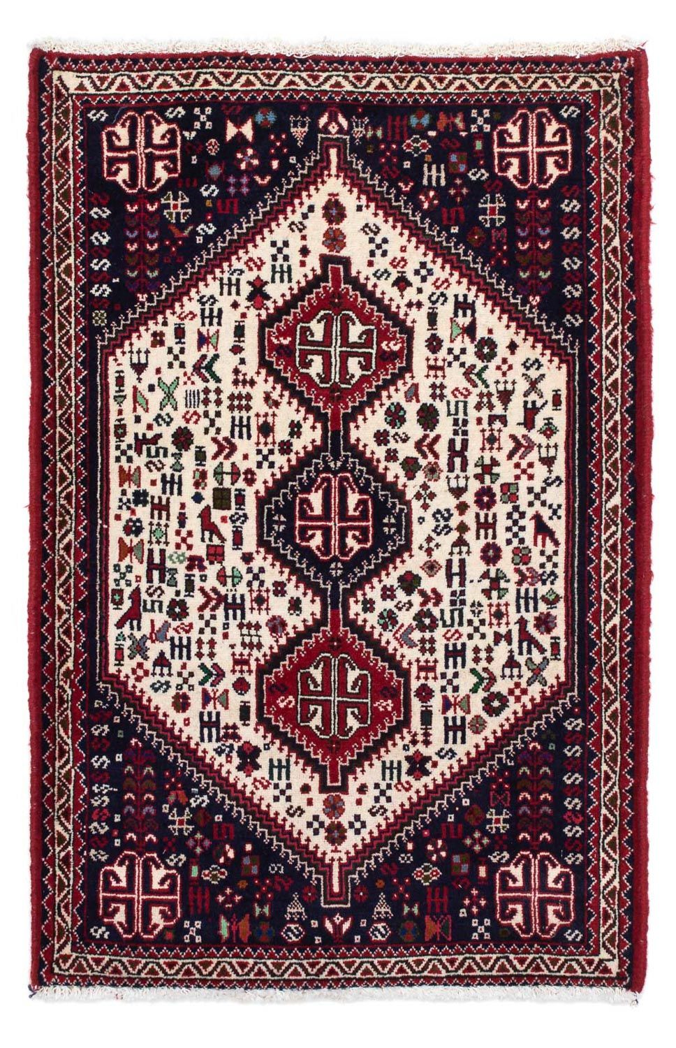 Alfombra persa - Nómada - 120 x 78 cm - beige