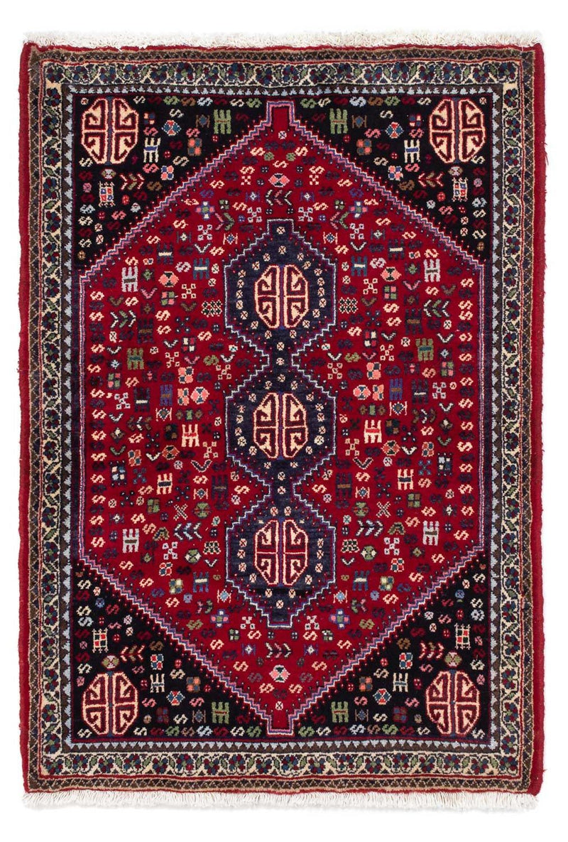 Alfombra persa - Nómada - 118 x 80 cm - rojo oscuro