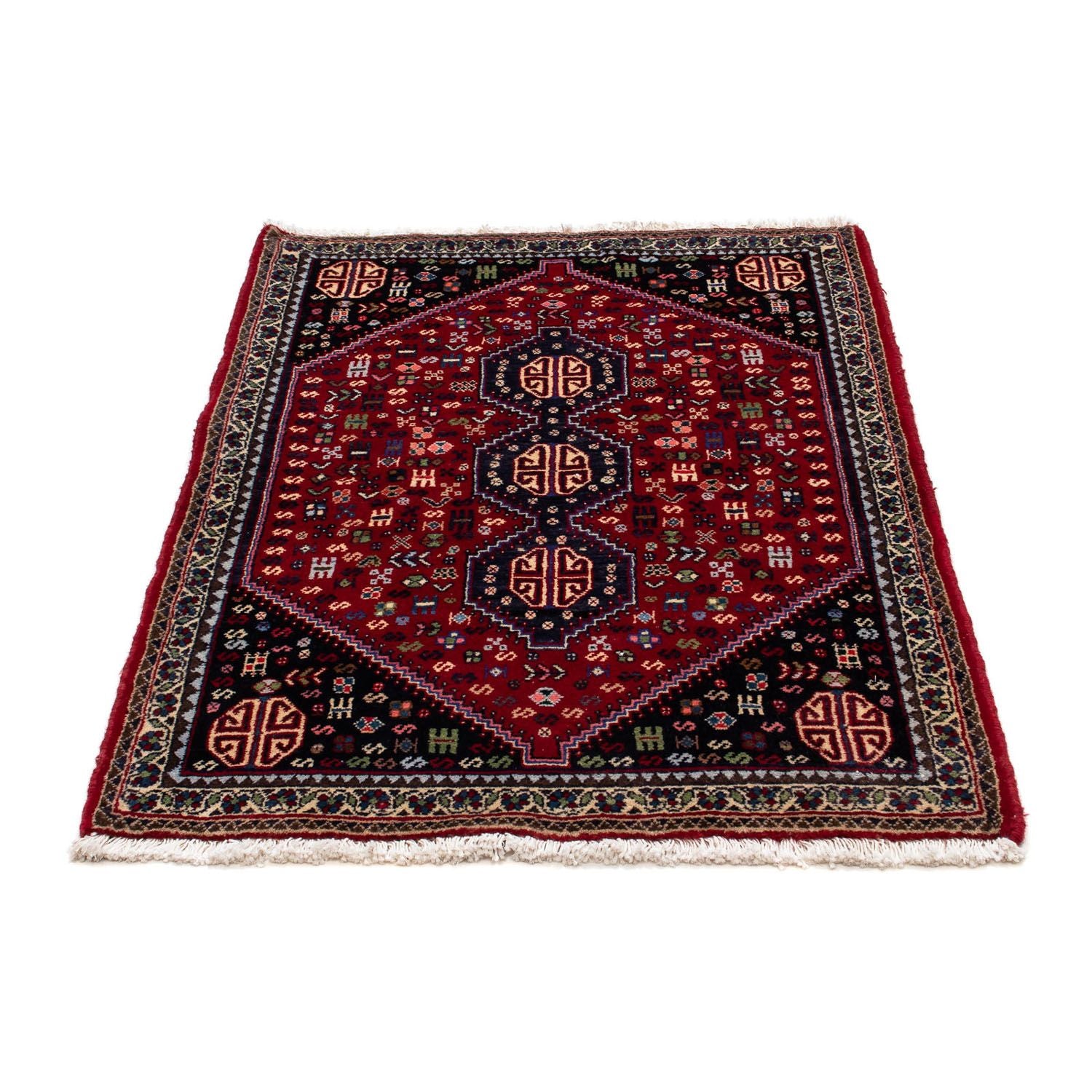 Alfombra persa - Nómada - 118 x 80 cm - rojo oscuro