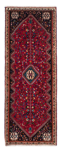 Alfombra de pasillo Alfombra persa - Nómada - 222 x 85 cm - rojo oscuro