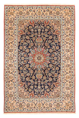 Alfombra Persa - Isfahan - Prima - 300 x 200 cm - azul oscuro