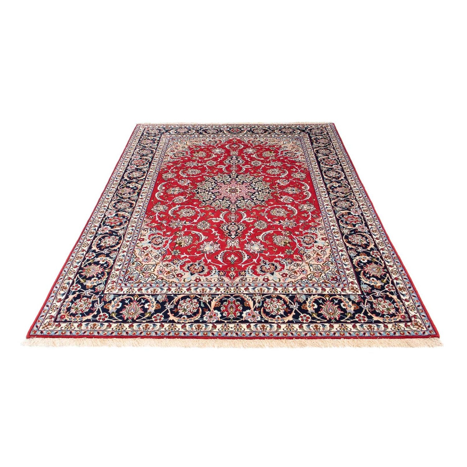 Alfombra Persa - Isfahan - Prima - 233 x 159 cm - rojo