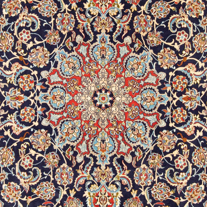 Alfombra Persa - Isfahan - Prima - 308 x 200 cm - azul oscuro