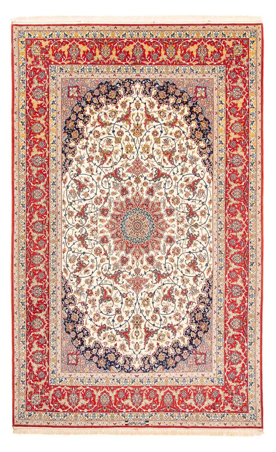 Alfombra Persa - Isfahan - Prima - 310 x 197 cm - rojo