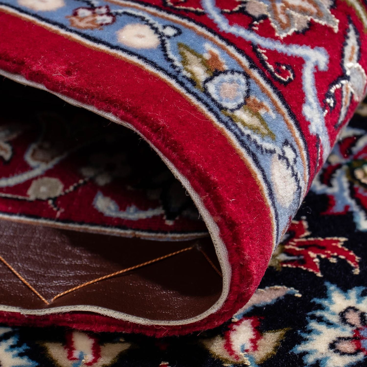 Alfombra Persa - Isfahan - Prima - 104 x 71 cm - rojo oscuro