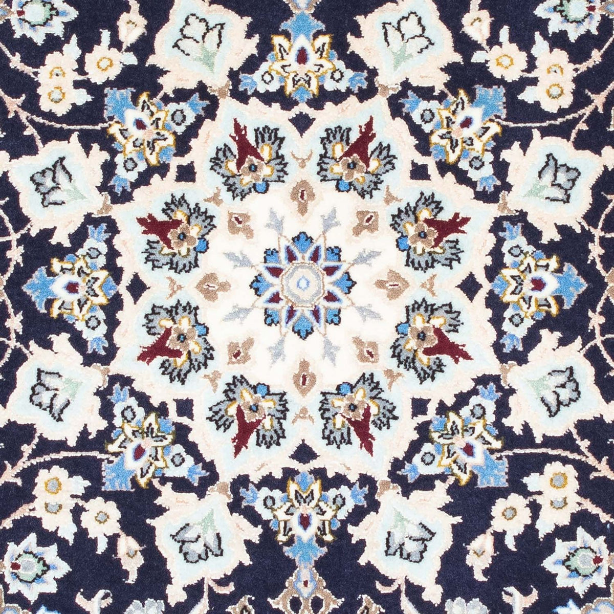 Alfombra Persa - Isfahan - Prima - 104 x 72 cm - azul oscuro