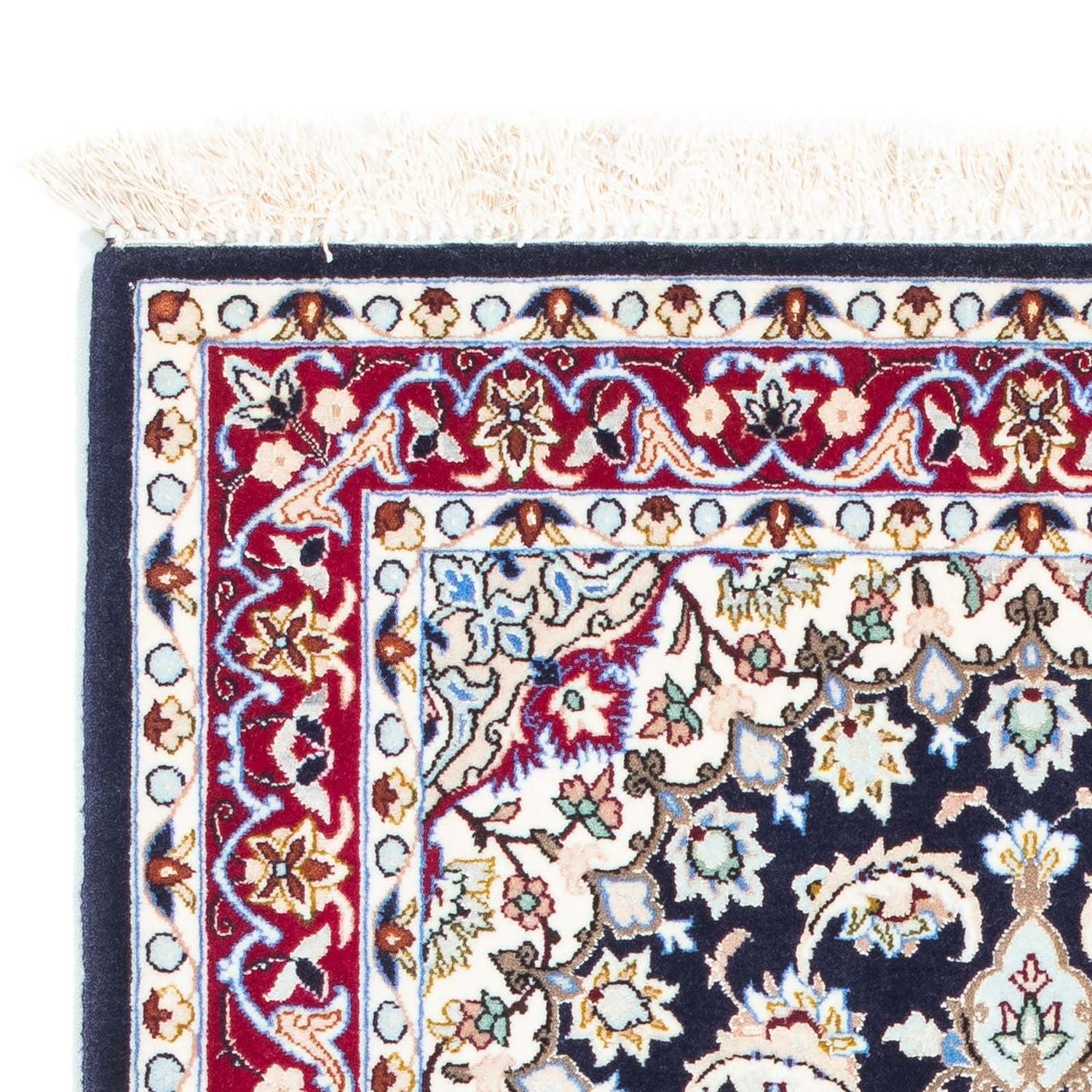 Alfombra Persa - Isfahan - Prima - 104 x 72 cm - azul oscuro