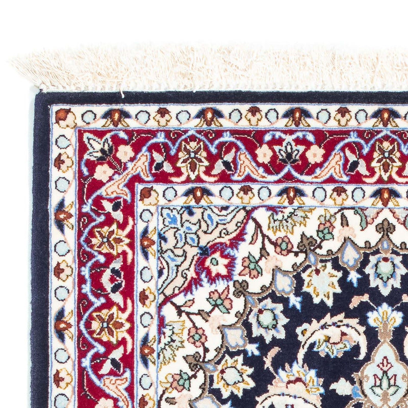 Alfombra Persa - Isfahan - Prima - 104 x 72 cm - azul oscuro