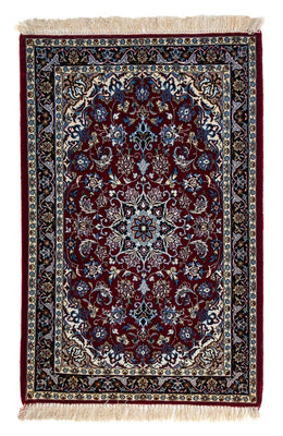 Alfombra Persa - Isfahan - Prima - 108 x 70 cm - rojo oscuro