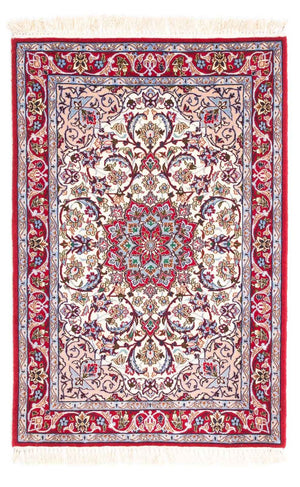 Alfombra Persa - Isfahan - Prima - 105 x 70 cm - beige